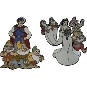 Snow White & Prince Charming Wedding Day Fantasy Pins